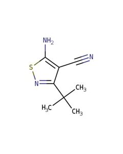 Astatech 5-AMINO-3-(TERT-BUTYL)ISOTHIAZOLE-4-CARBONITRILE; 1G; Purity 95%; MDL-MFCD20693388